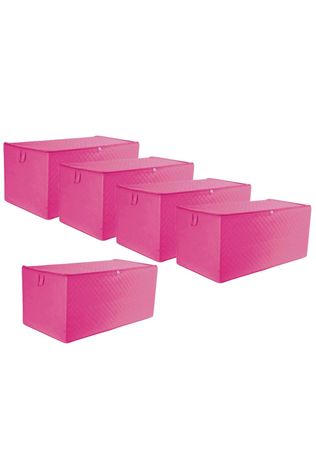 Evsay Cuverturi Extra Matlasate 5 Bucati 100*50*50 Dimensiune Culori Fuchsia - One Size