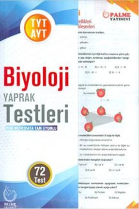 Yks Tyt-ayt Biyoloji Yaprak Testleri ( 72 Test ) 9786052822456