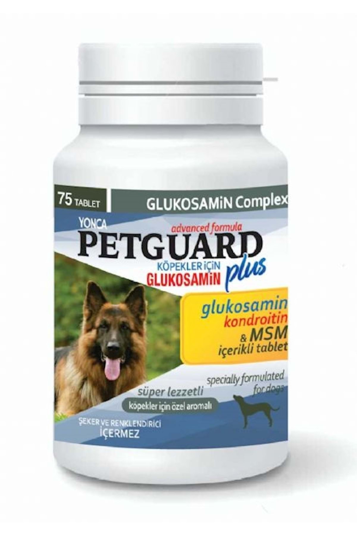Petguard Plus Köpek Glukosamin 75 Tablet