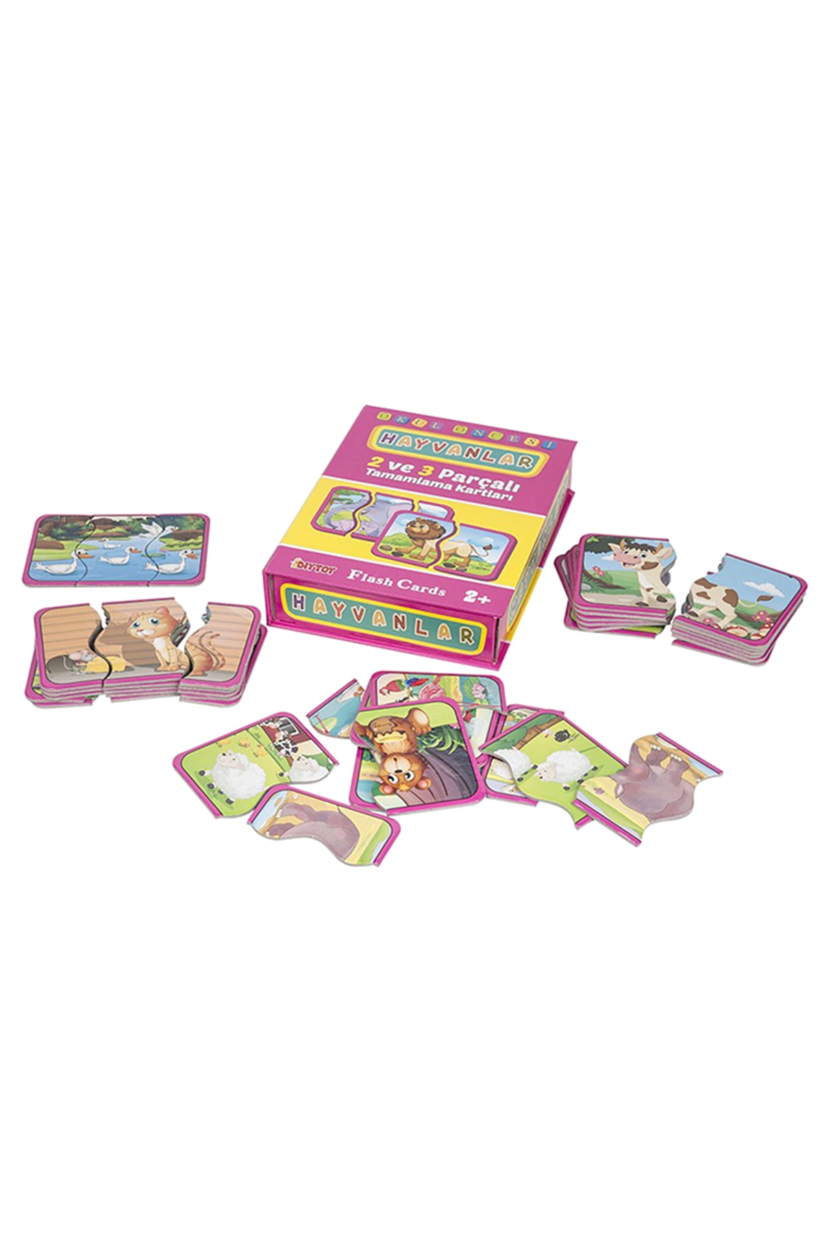 Diytoy Hayvanları Tamamlama Kartları Bebek Yapboz fotoğrafı 3 (önizleme)