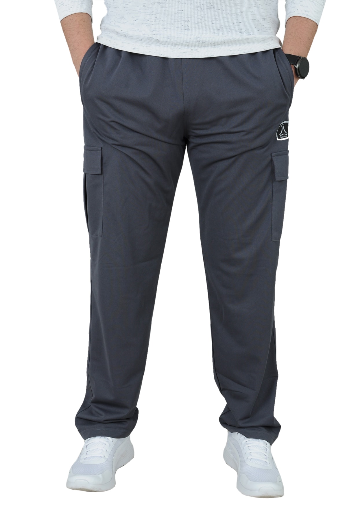 شلوار گرمکن مردانه خاکستری CAPPADOCIA | CPD000069 اورجینال - تصویر 2