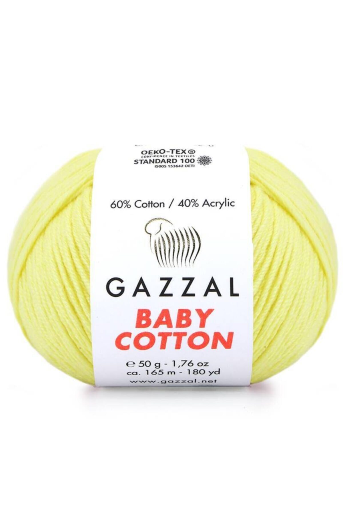 Baby Cotton Baby Yellow 3413 Amigurumi Thread Knitting Thread Punch Thread 50 Gr.