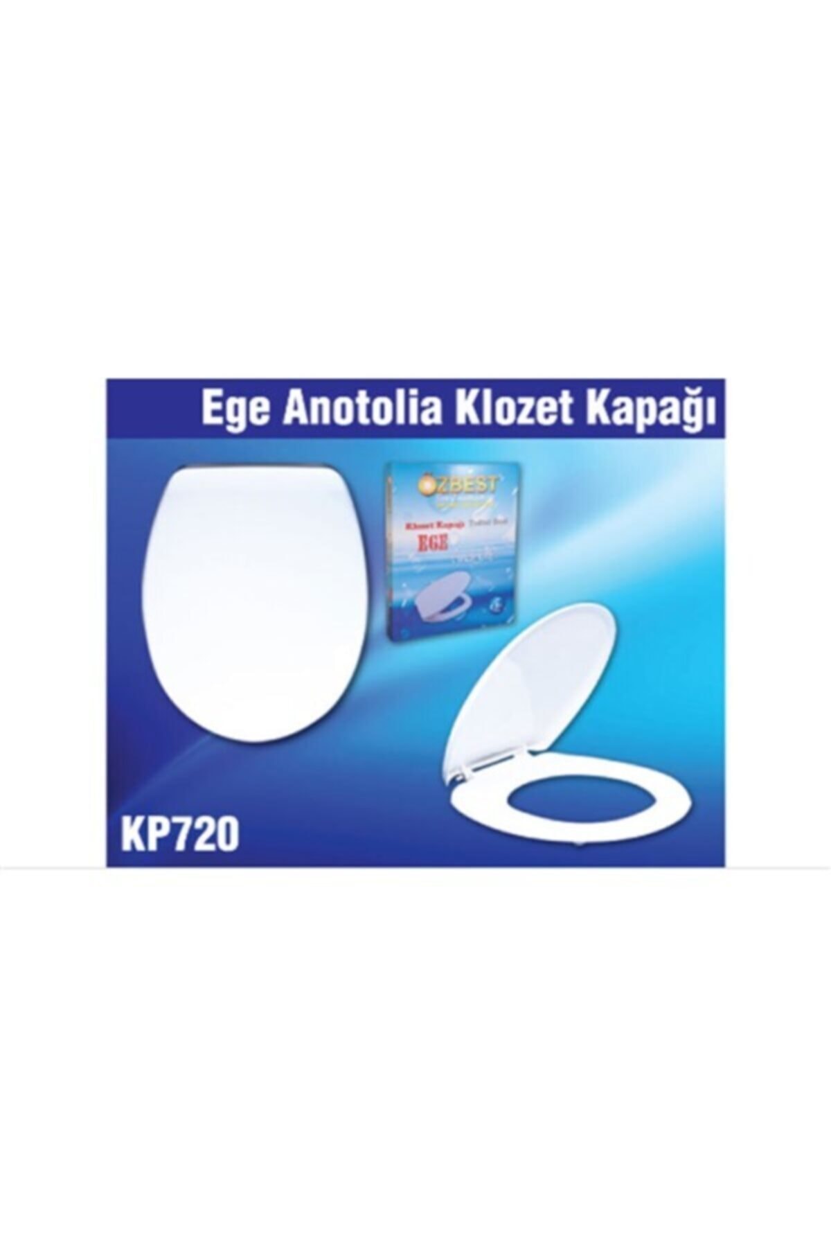 ÖZBEST Plastik Klozet Kapağı Ayarlanabilir Vidalı