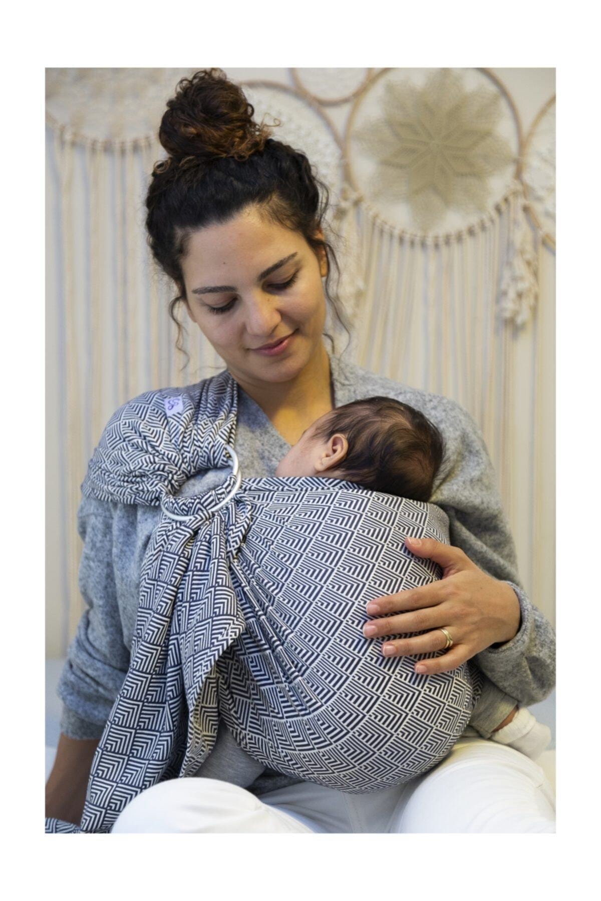 Huggyberry Herringbone Mist Halka Sling fotoğrafı 4 (önizleme)