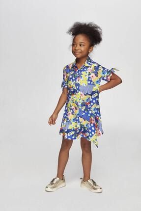 Kız Çocuk Desenli Elbise 20PSSTJ4902