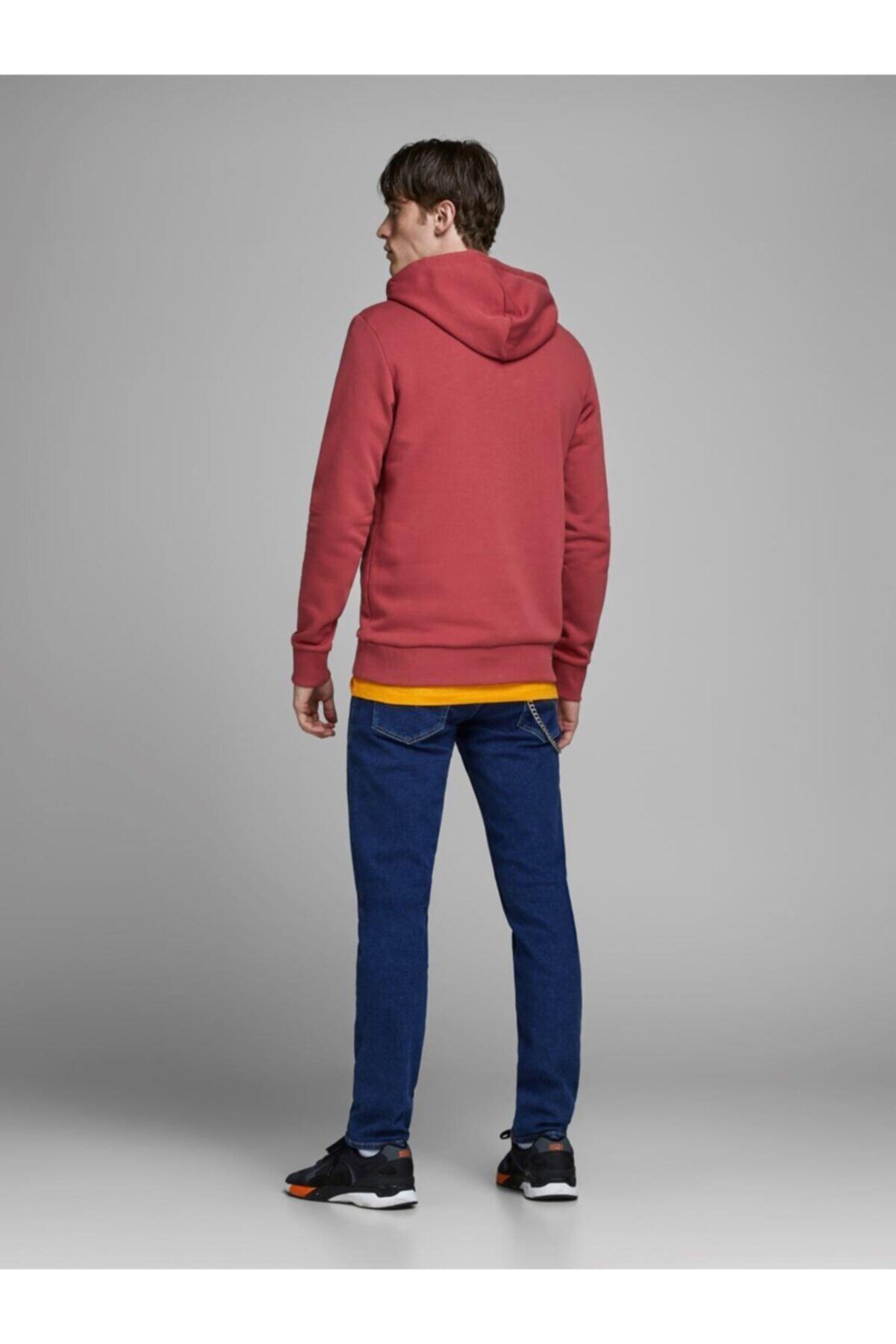 سویشرت مردانه طرح دار بند دار | جک اند جونز Jack & Jones 12160123 - تصویر 5