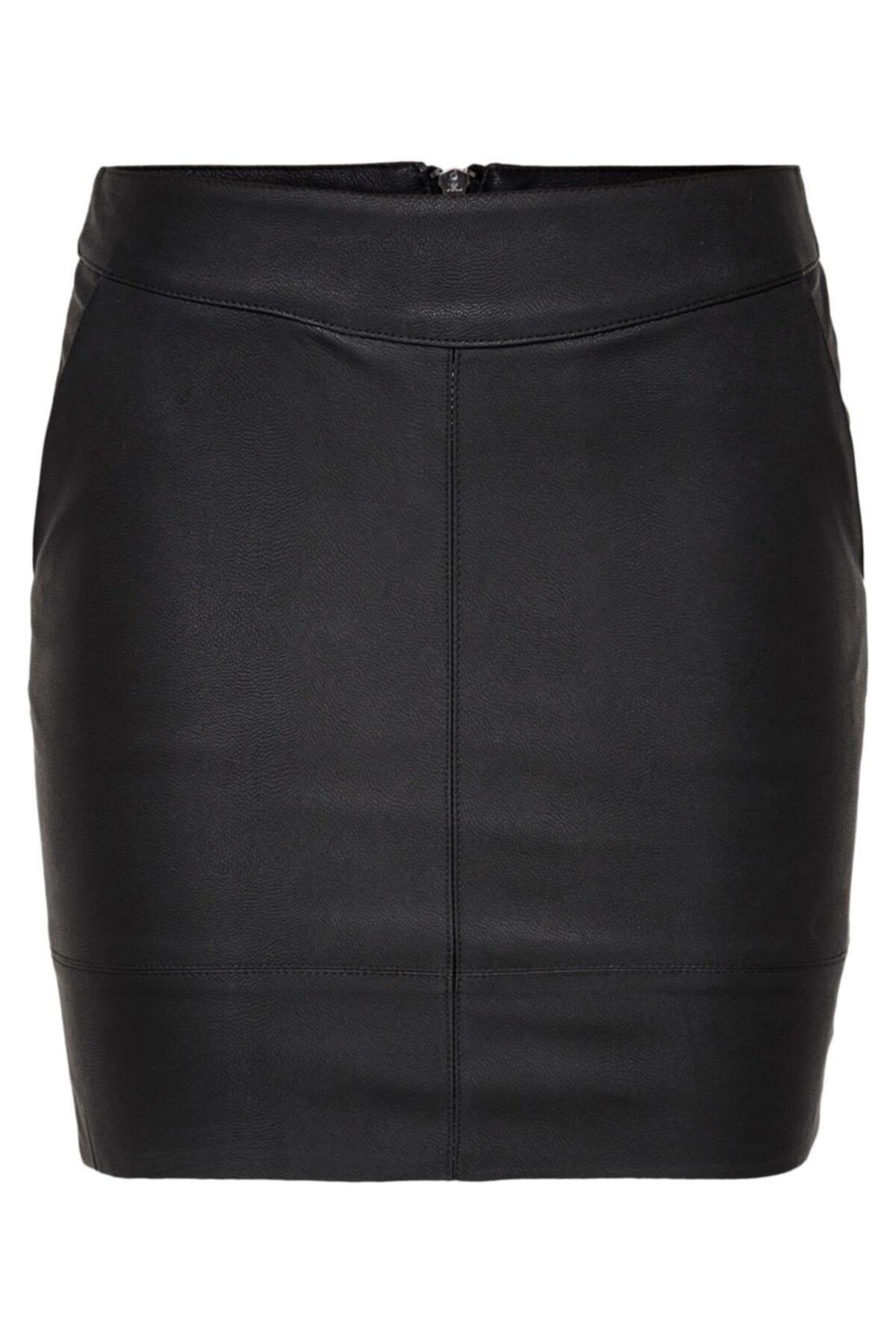 Only Women s Base Faux Leather Skirt 15164809 Otw Noos Trendyol
