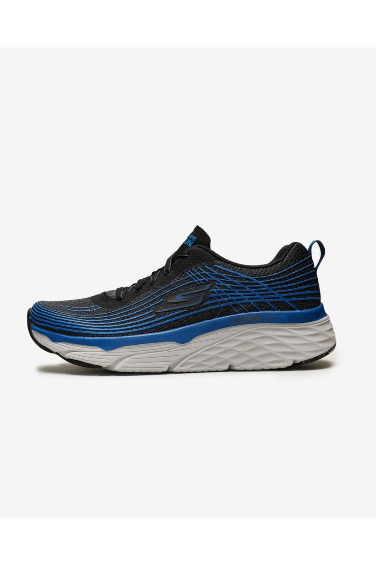 کفش ورزشی اسکیچرز کتانی مردانه مشکی آبی سبک Skechers