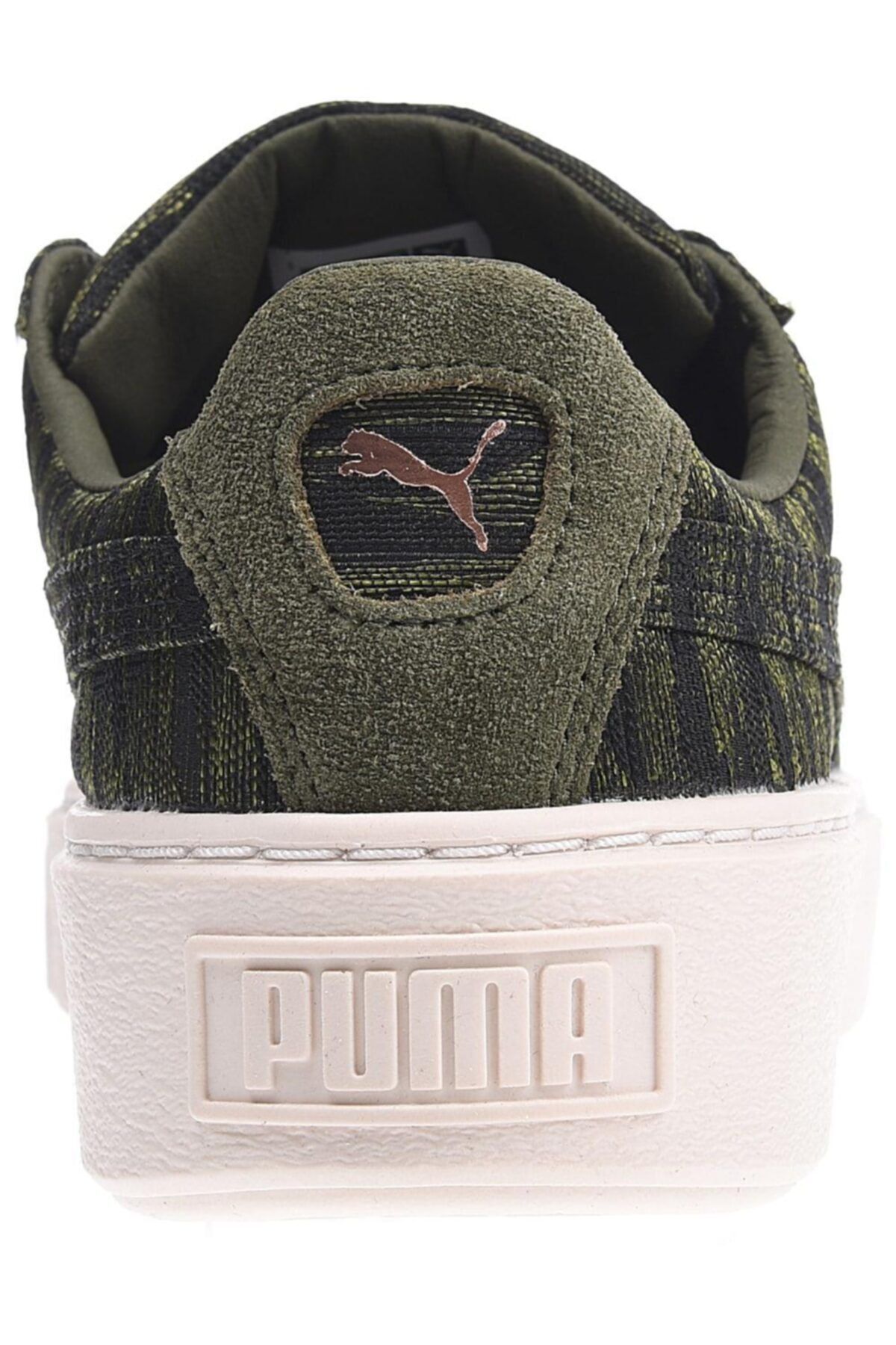 Puma BASKET PLATFORM VR Khaki Women s Sneaker 100293665 Trendyol