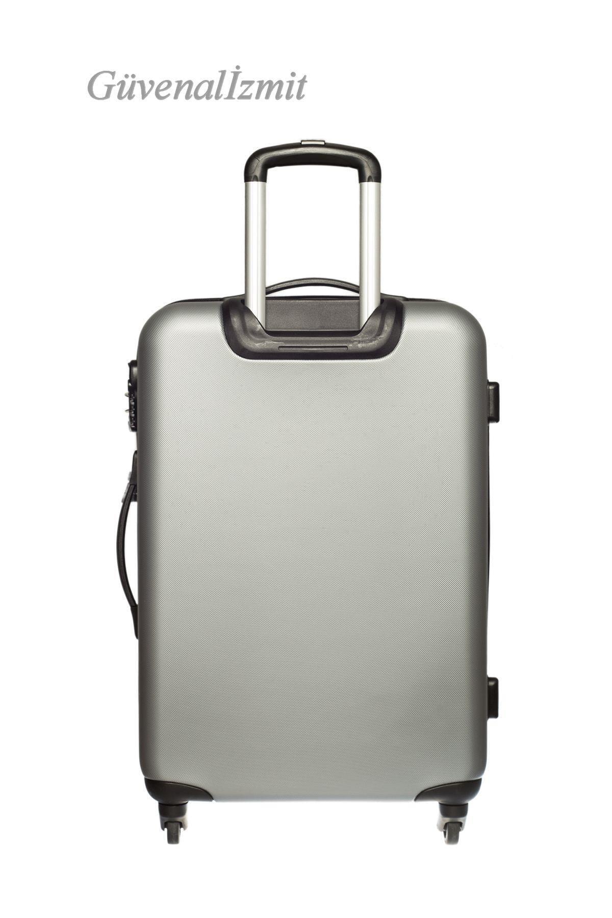 T2-04pc2400-1gr Gri Büyük Boy Valiz
