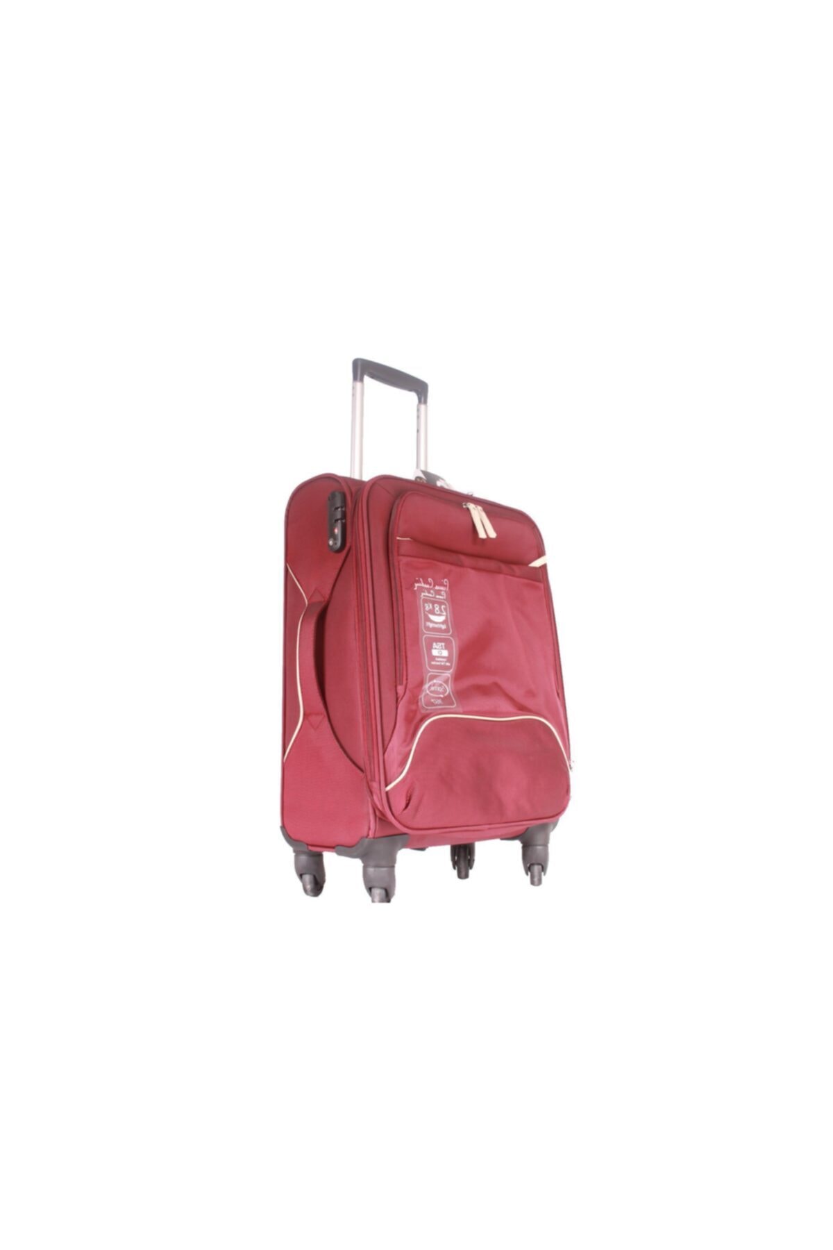 T2-04pc0900-1k Kırmızı Büyük Boy Valiz
