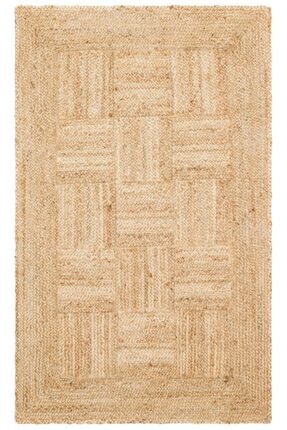 Eko Hali Echo Ech 06 Natural El Dokuma Hasir Jut Hali Sisal Kilim Trendyol