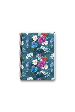 Trendy Floral A5 80 Yaprak Kareli Spiralli Sert Kapak Defter 60 gram (2 Li Paket) KESKINCOLOR-410472-99