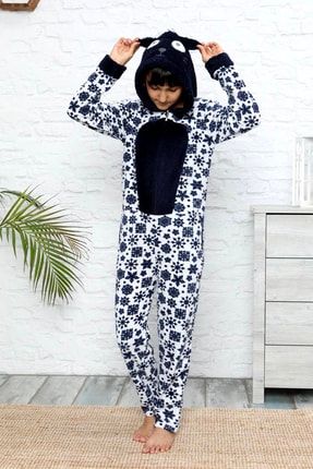 Nisanca Welsoft Kislik Polar Kiz Cocuk Tulum Pijama Takimi Puantiyeli Trendyol