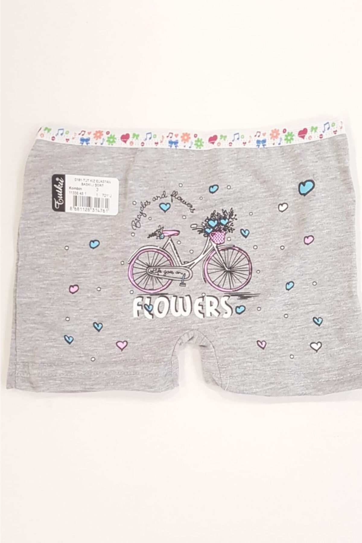 6-Pack Printed Elastane Girls Panties Boxer Shorts