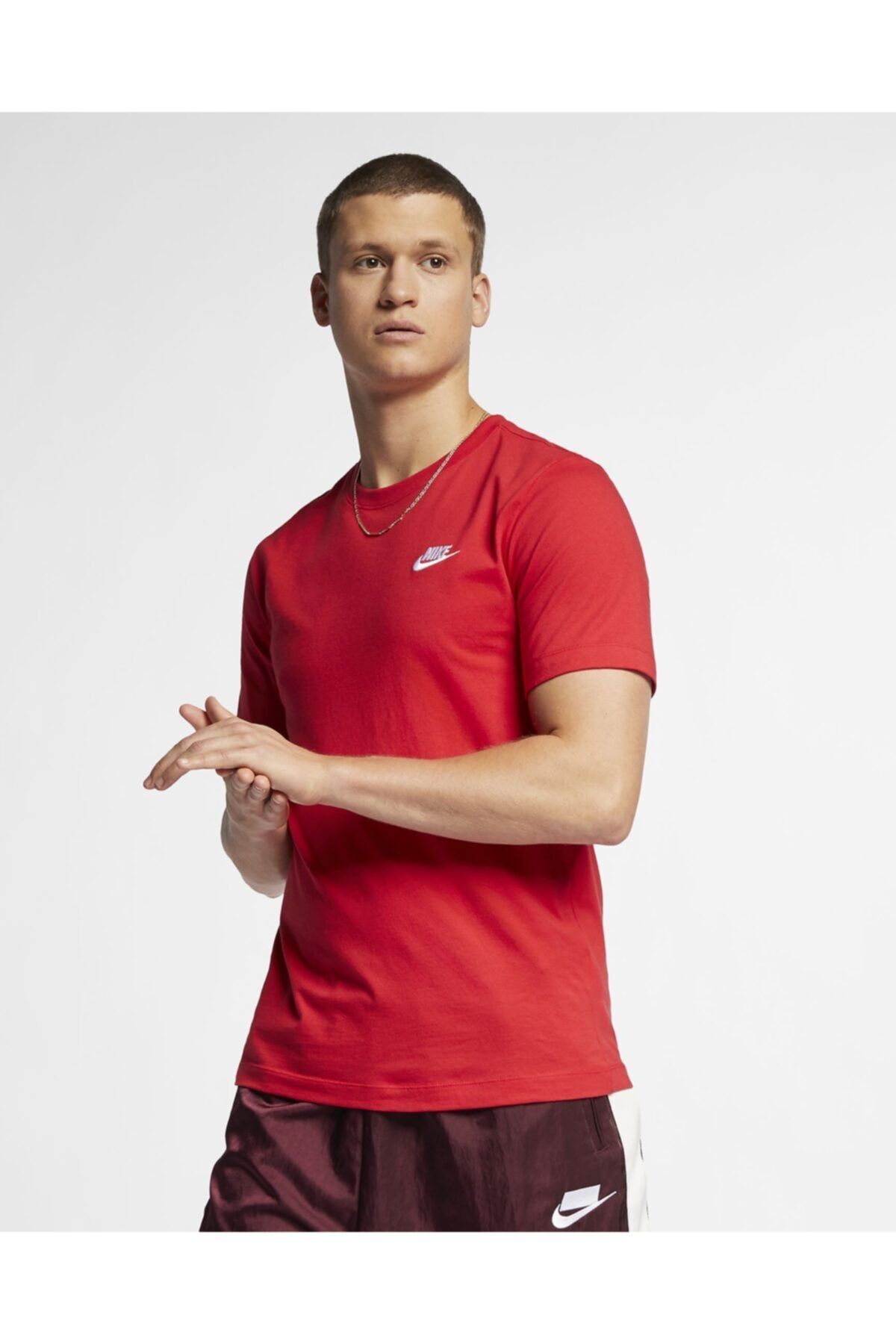 Nike t shirt mens pink top