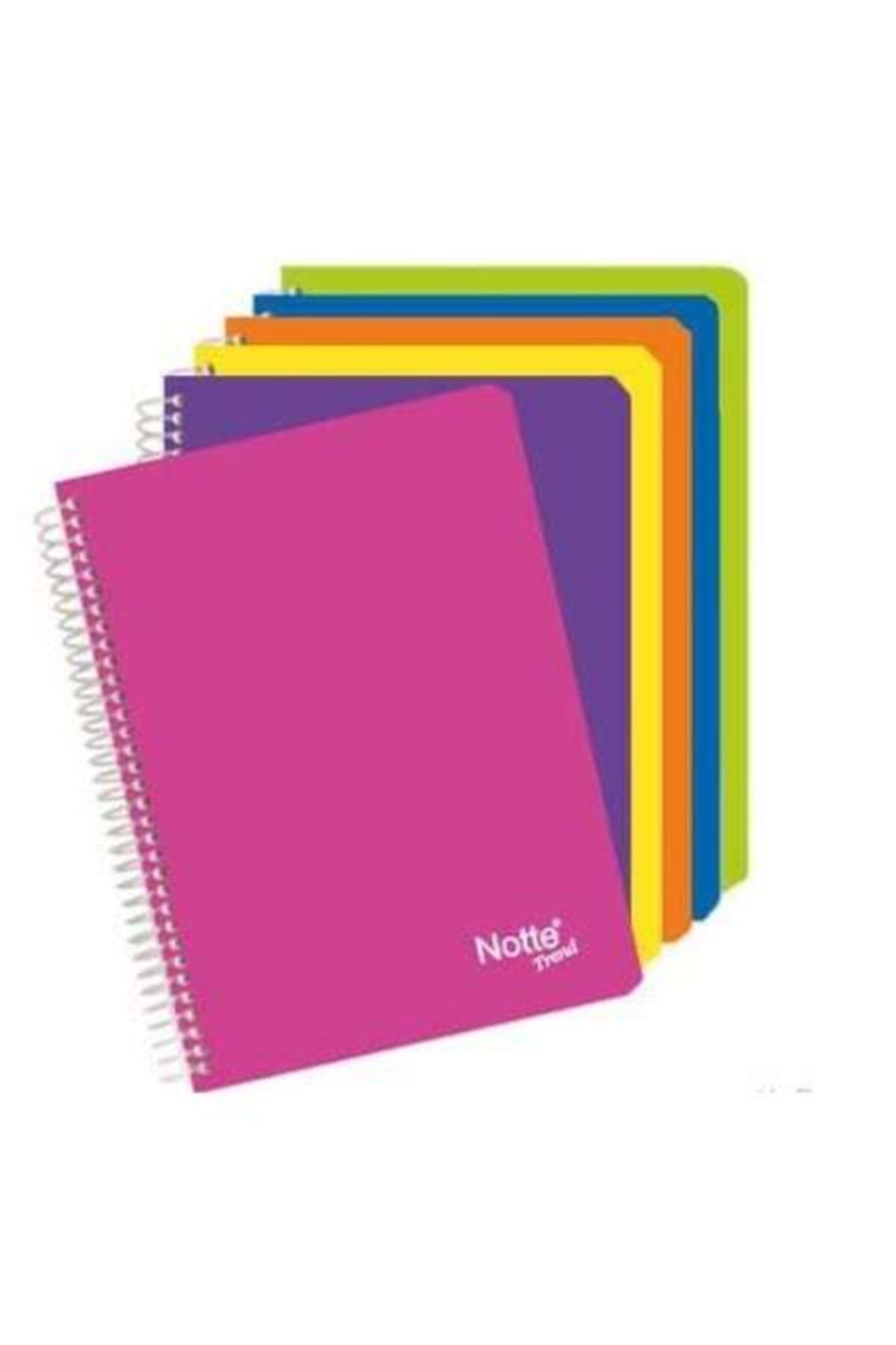 HERA-A-4 Spiral Notebook - 96 Sheets, Plastic Cover, Spiral Check, Set of 6 Dfn-0288 1