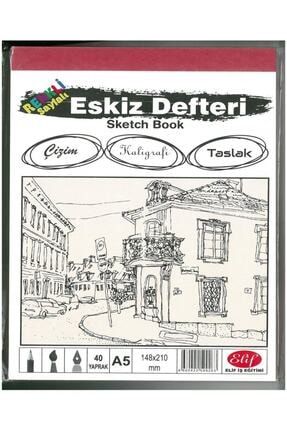 Renkli Eskiz Defteri Sketch Book A5 40 Yp: 148x210 160 gr P454S7947