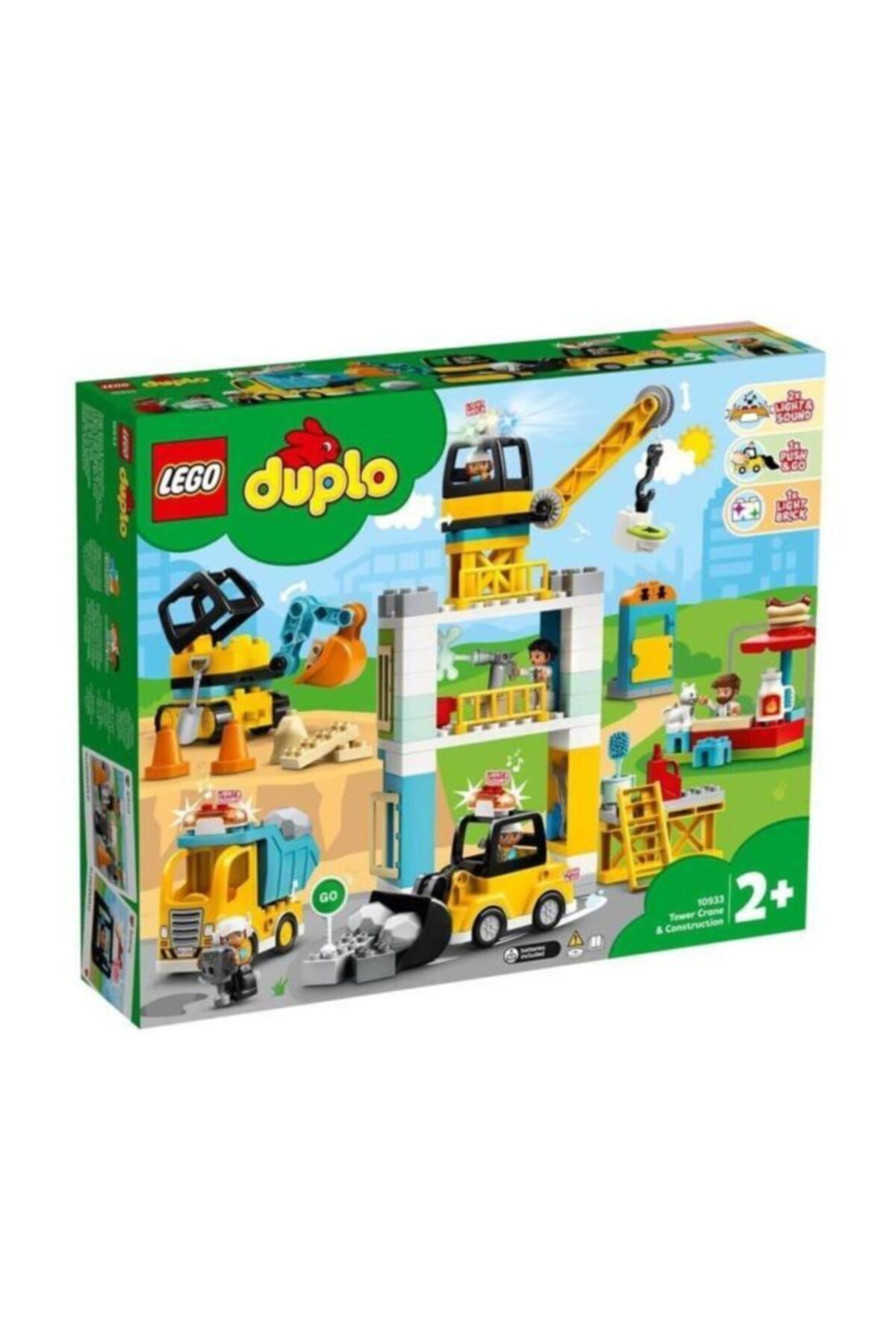LEGO لگو دوپل تاور کرین و ساخت و ساز 10933 اسباب بازی ساخت و ساز