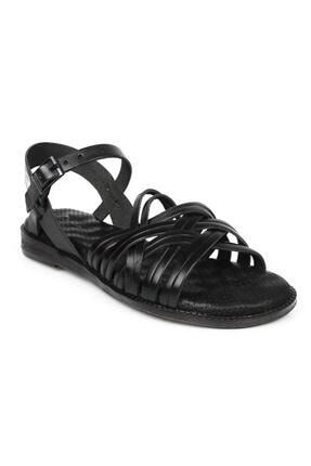 Kadın Siyah Casual Günlük Sandalet 374 1025Z