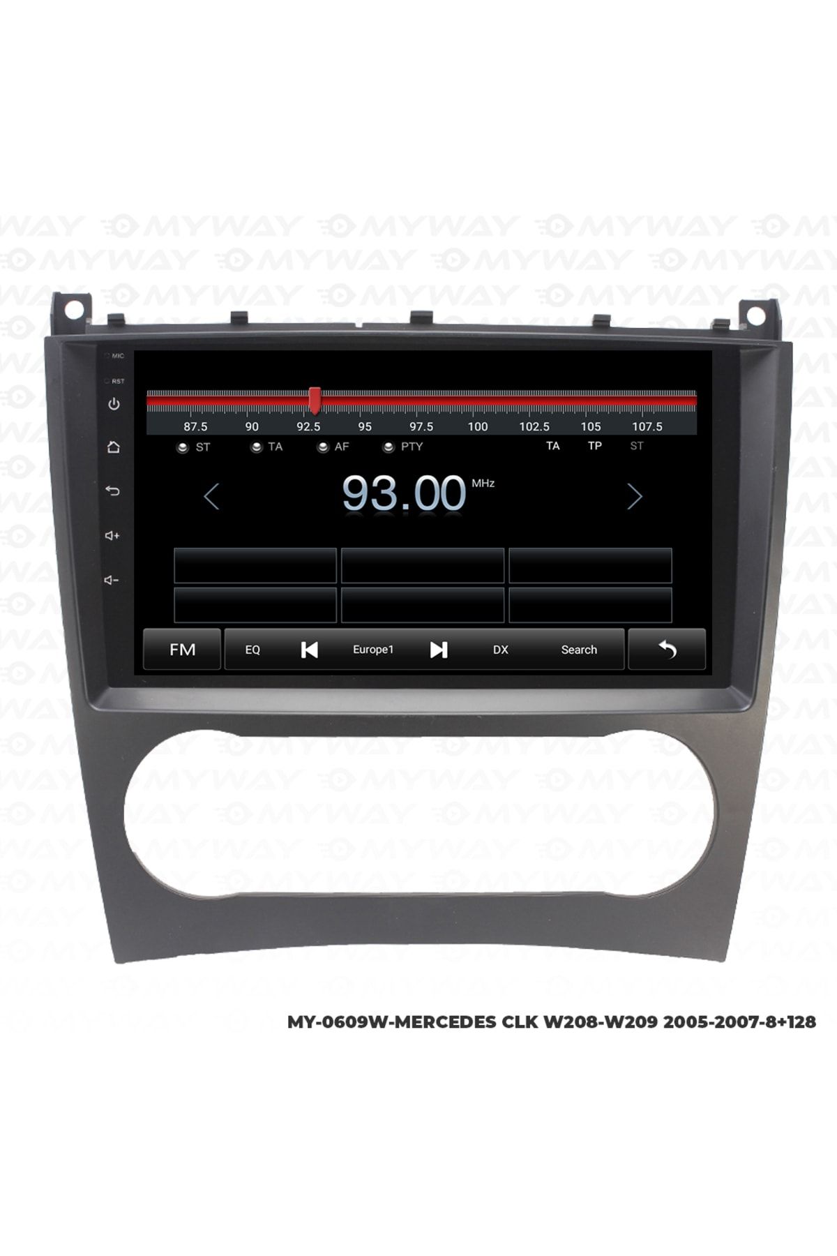 MYWAYY-Mercedes Clk W208-w209 - Android Carplay, Navigation Multimedia Display, 8gb Ram 4