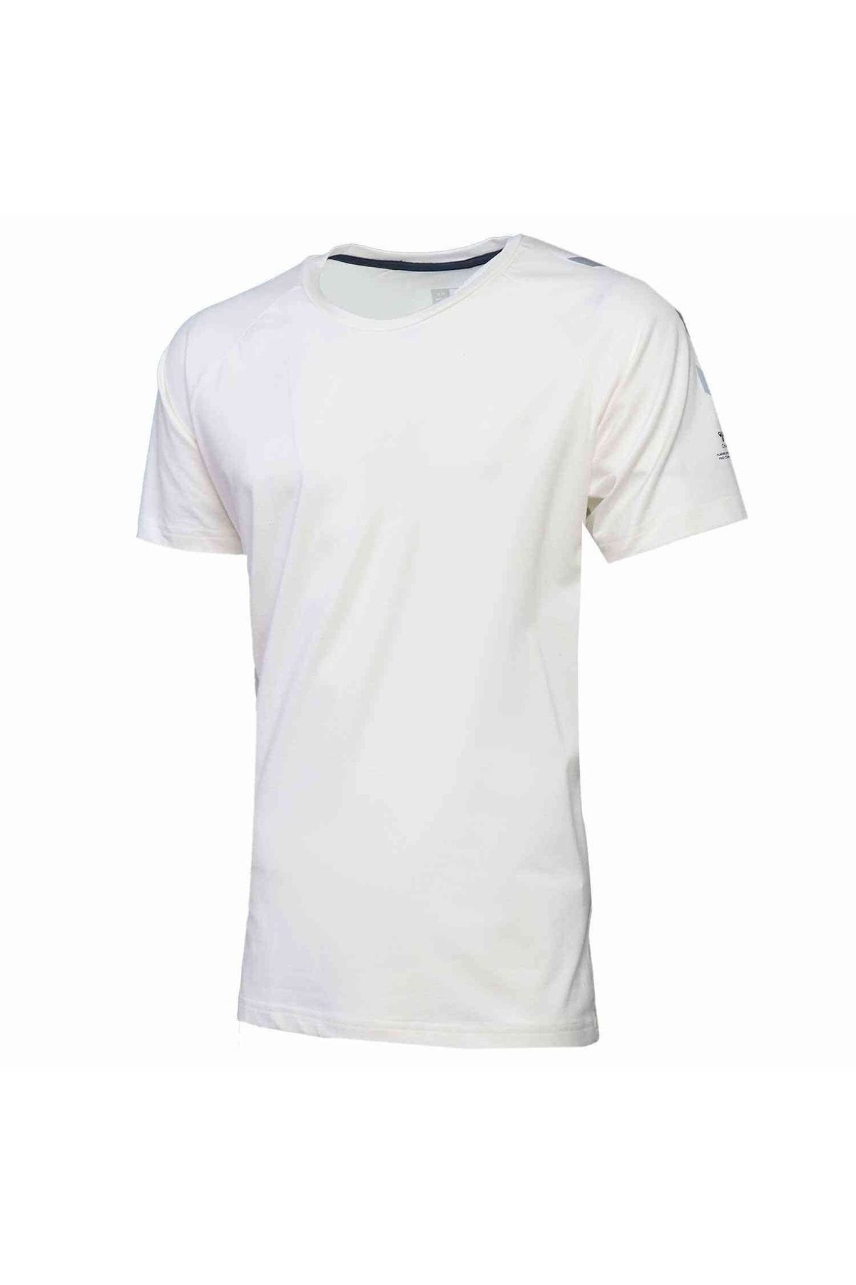تی شرت ورزش قابل تنفس مردانه سفید هومل Hummel (برند دانمارک)