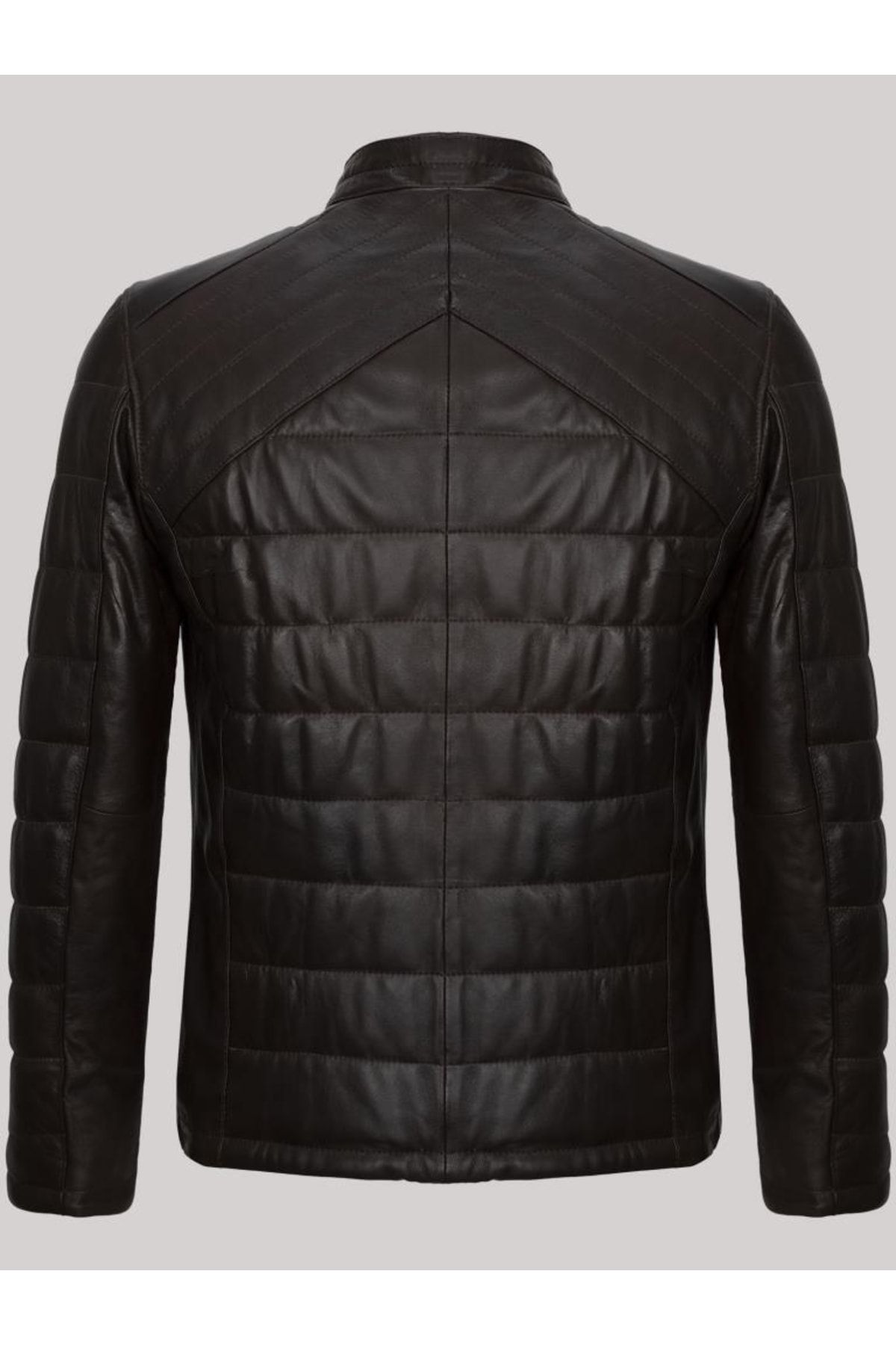 Derimont's-Genuine Lambskin Black Men's Leather Coat Leon Leather Jacket 2