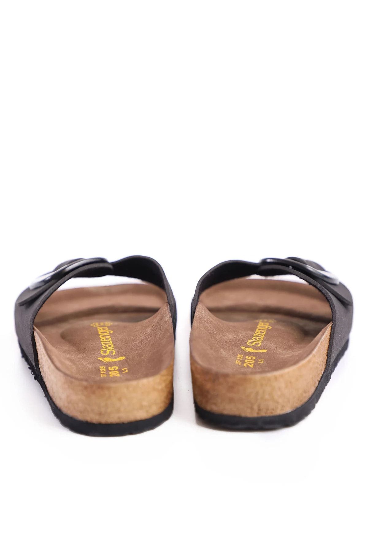 Slazenger Pantolette Schwarz Flacher Absatz