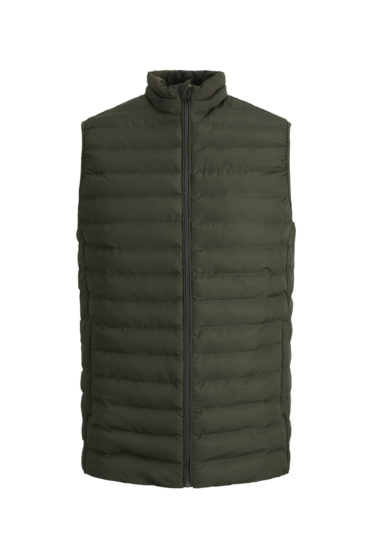 جلیقه جک اند جونز مردانه دوختنی سبز  راسته Regular/رگولار    بیسیک کژوال/روزمره | Jack & Jones 5002930287 - تصویر 7