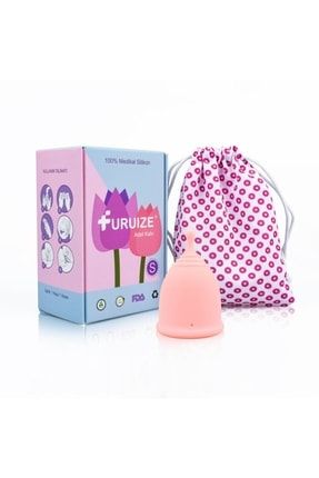 Adet Kabı-regl Kabı-medikal Sınıf Silikon Menstrual Cup-tampon (small Ebat) S-Turuncu