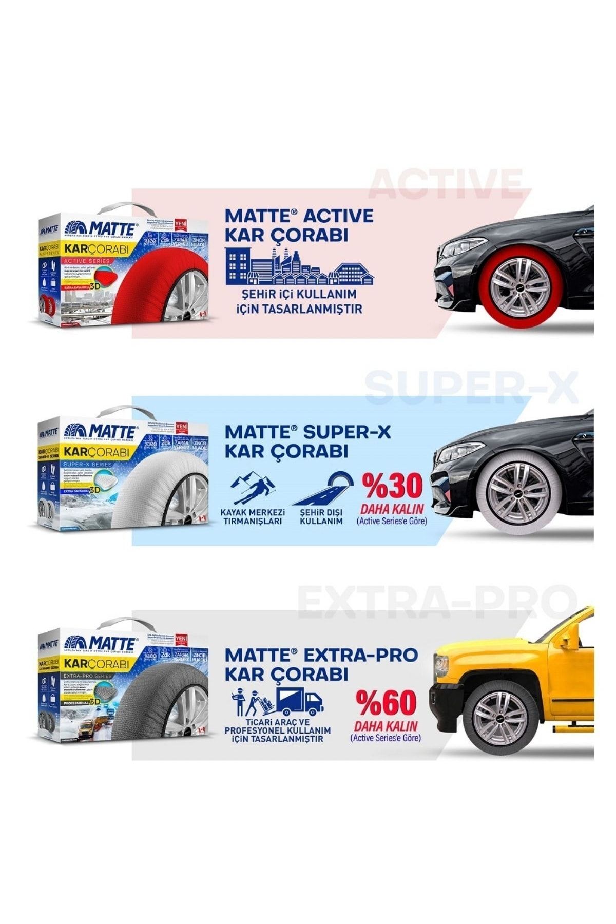 Matte-Snow Socks - Super X Series 7