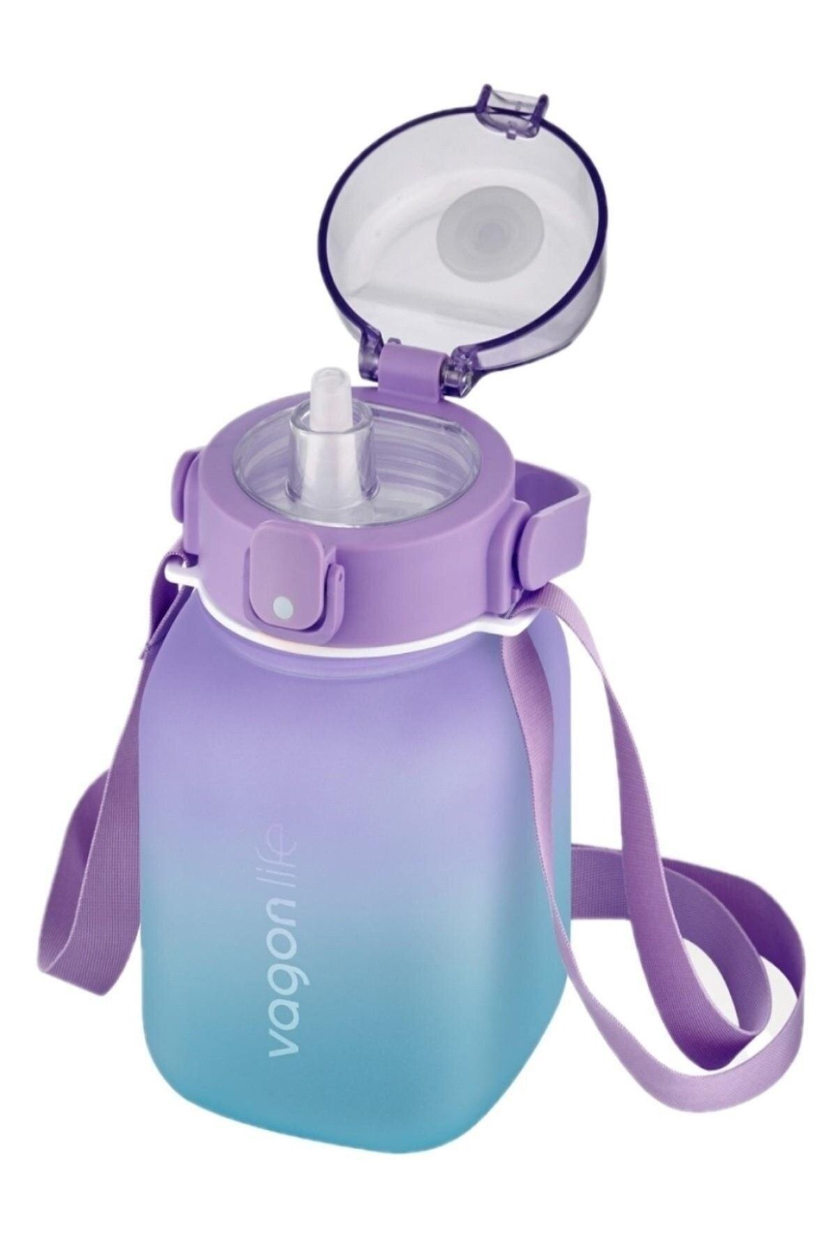 قمقمه ورزشی آبی دخترانه و پسرانه بچگانه 1100 میل HINGER PIPETLI PIPER FREE COLOR SOFTTUCH CURRENT Vagonlife