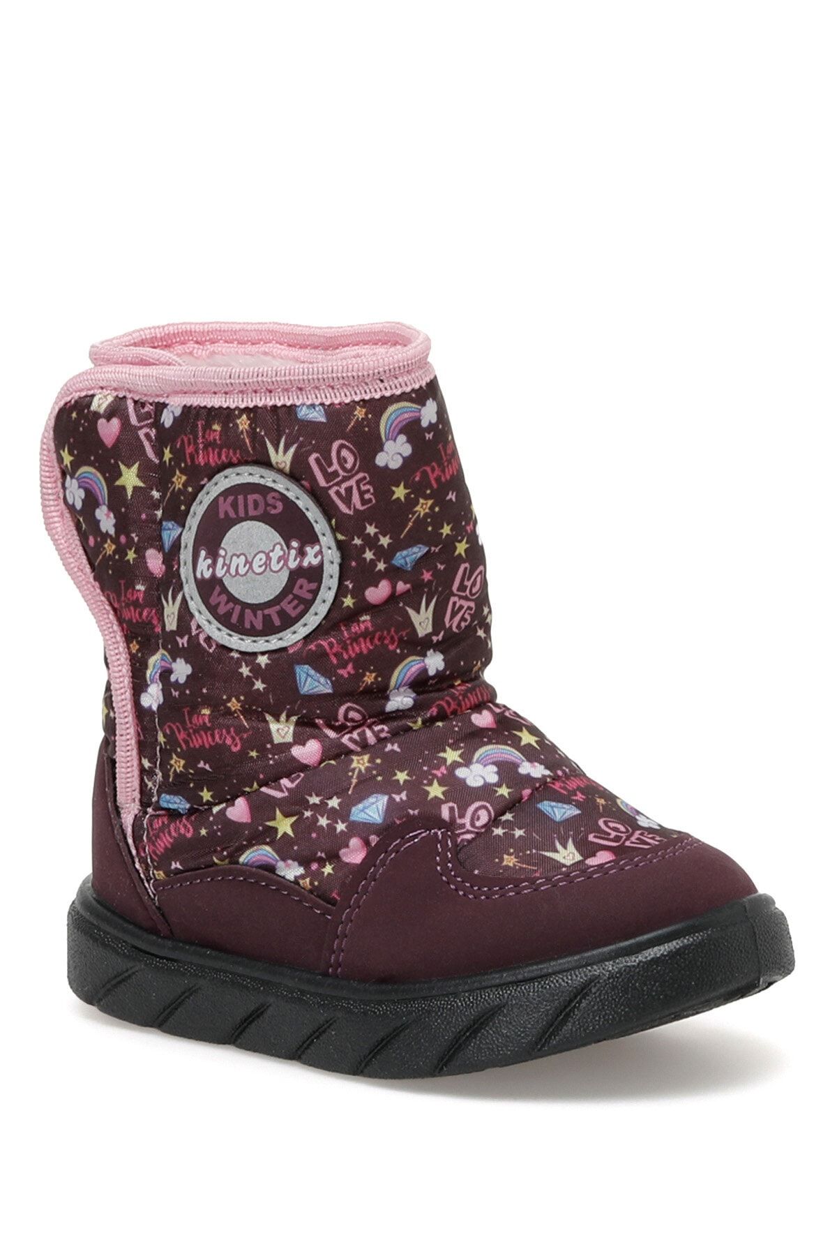 Kinetix Ankle Boots Purple Flat Trendyol
