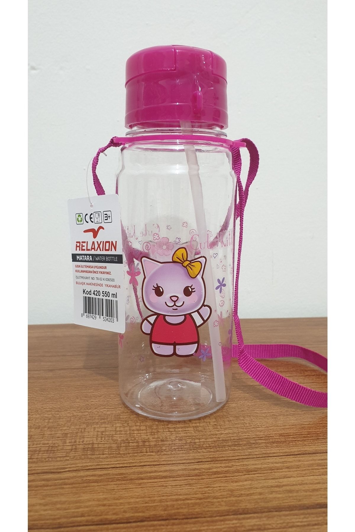 Relaxion-Transparent Flask - Character Printed 1