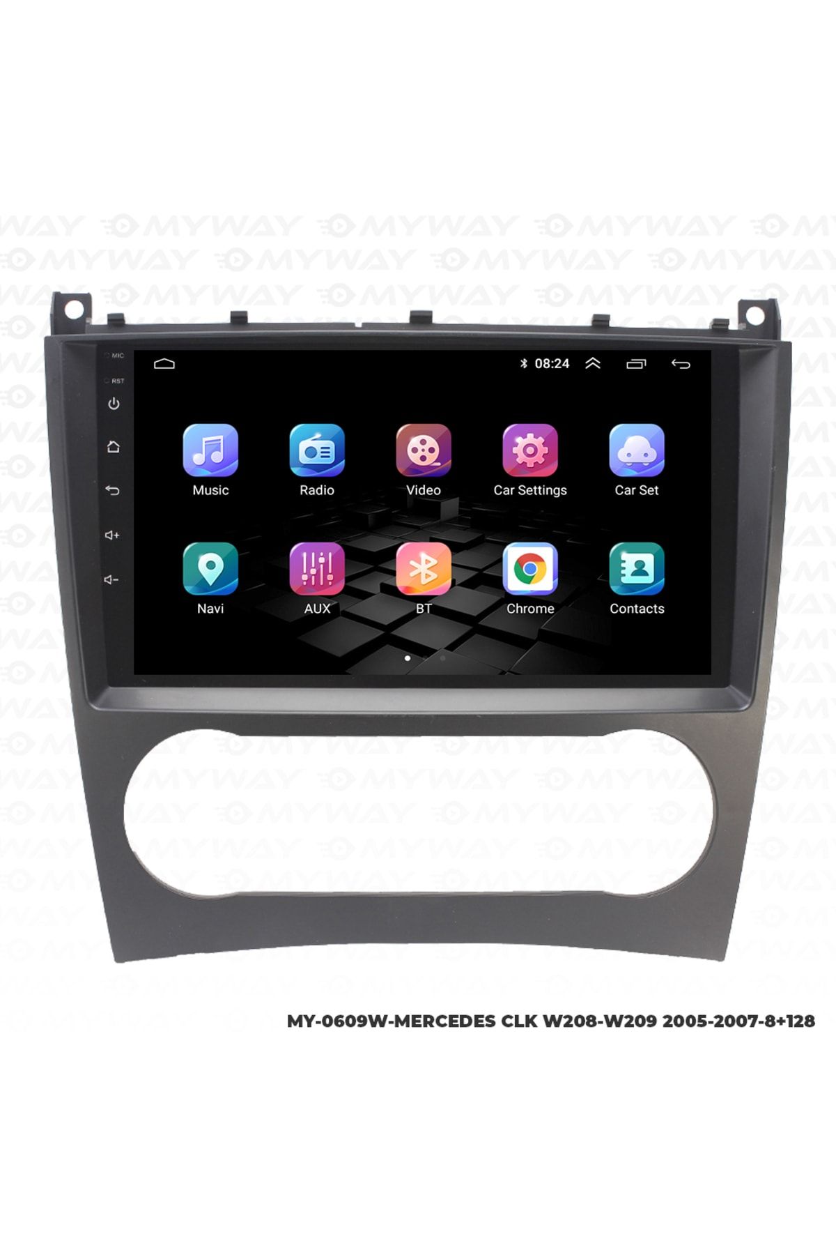 MYWAYY-Mercedes Clk W208-w209 - Android Carplay, Navigation Multimedia Display, 8gb Ram 7
