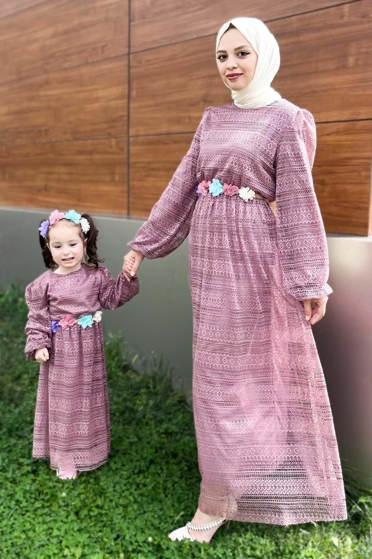 Dusty rose on sale children's dress