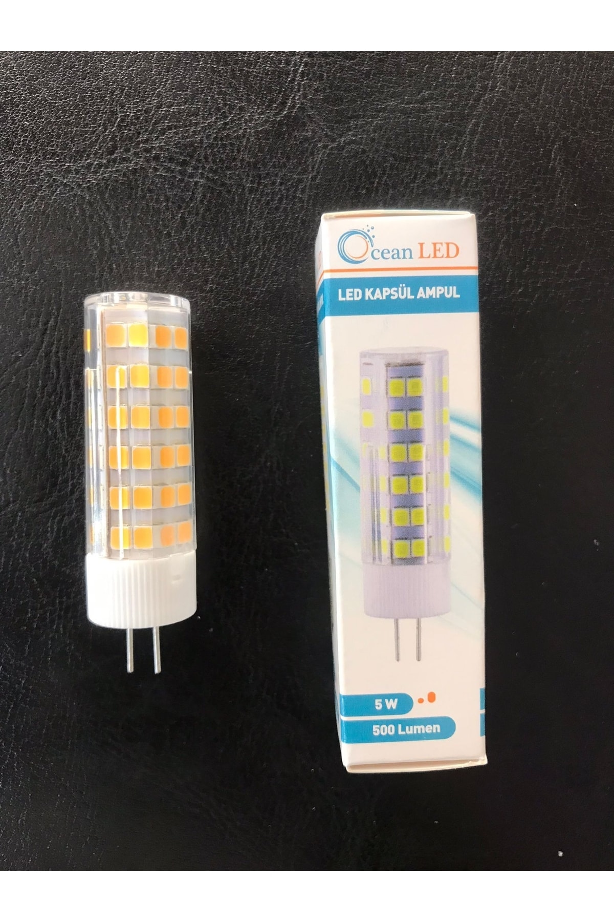 OKYANUSAYD 5 Watt 3000 Kelvin 500 Lümen G-4 Duylu Led Kapsül Avize Ve Spot Ampulü