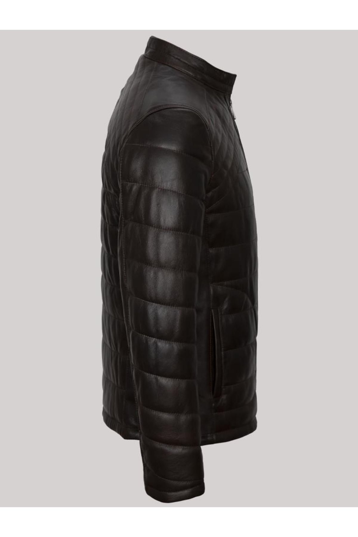 Derimont's-Genuine Lambskin Black Men's Leather Coat Leon Leather Jacket 3
