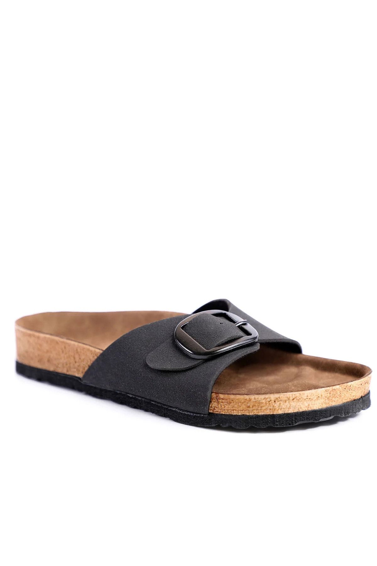 Slazenger Pantolette Schwarz Flacher Absatz