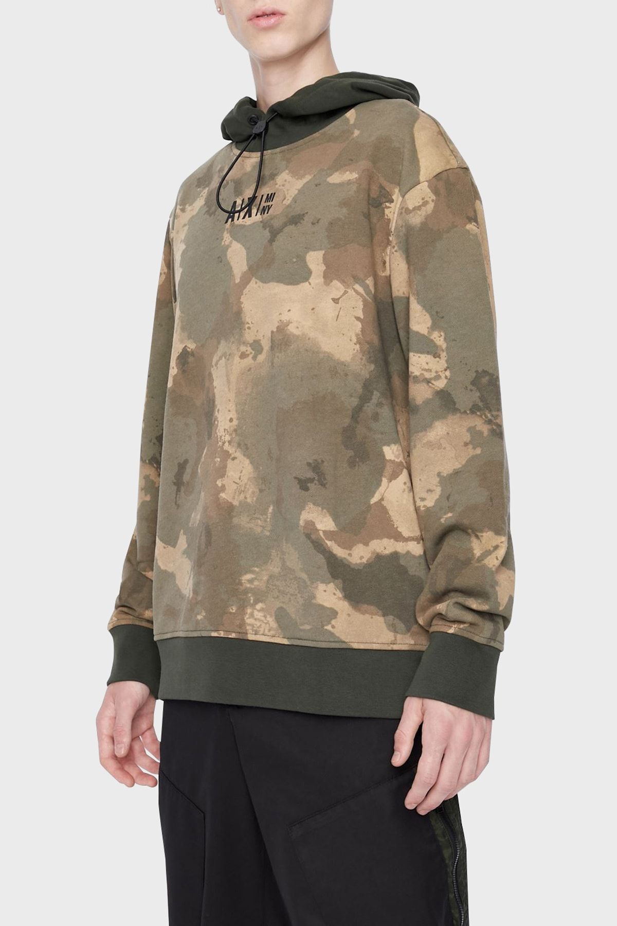 Armani camo hoodie outlet
