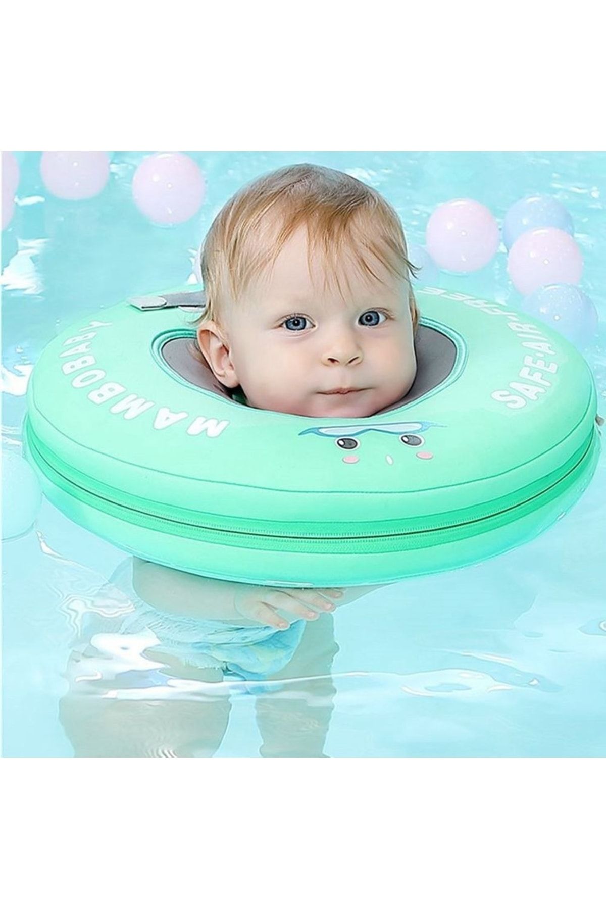 Baby swimming neck float ring safety discount