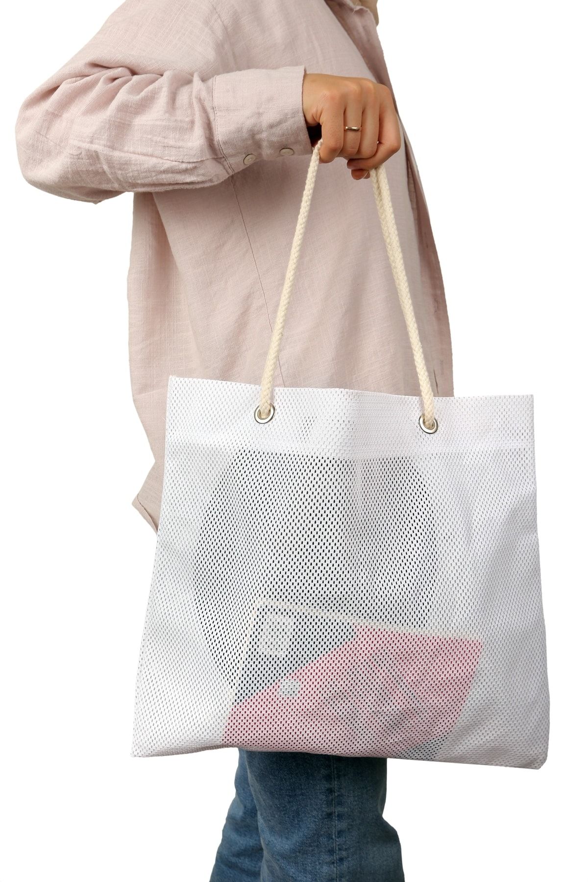 Korean mesh tote bag shop