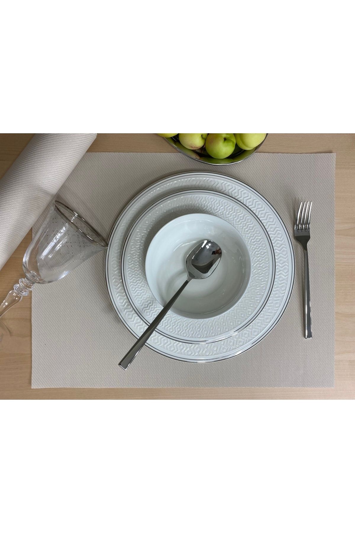 sutra Set De 2 Farfurii Americane De Serviciu - One Size