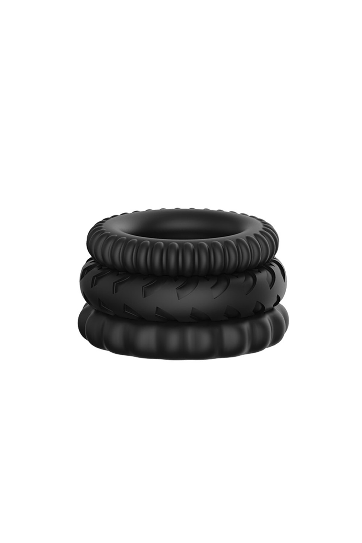3'lü Tırtıklı Penis Halkası 3