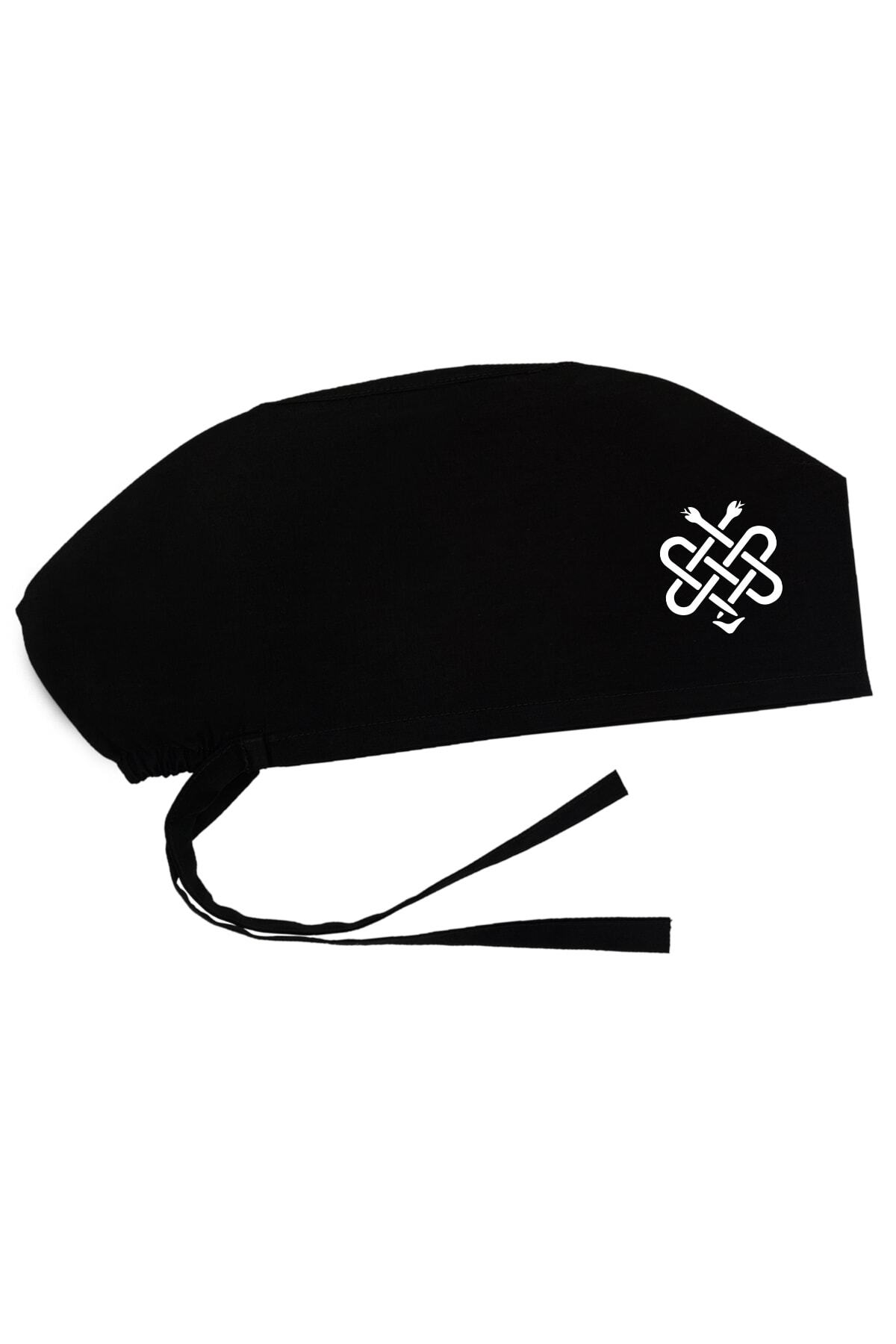 1MED MEDİKAL Doktorlara Özel Hekim Sembol Siyah Cerrahi Bone