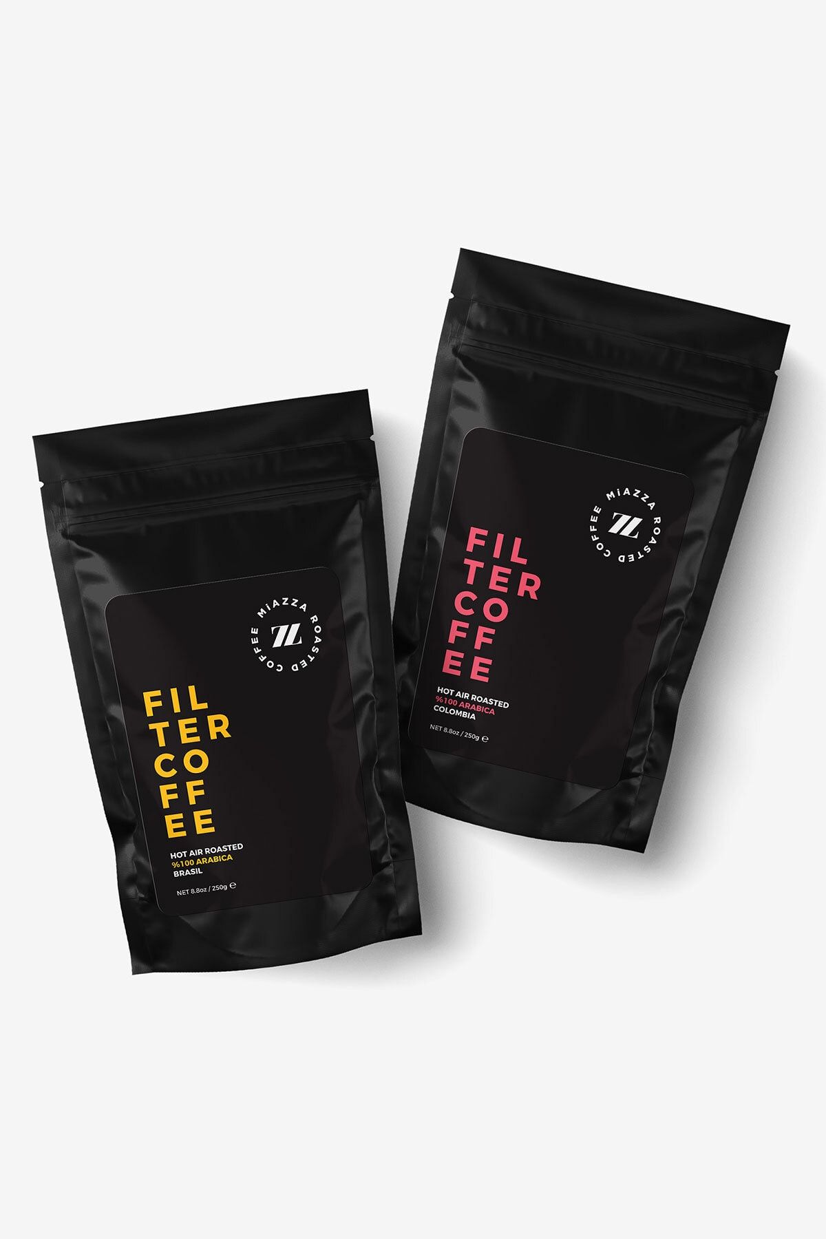 Miazza Coffee Öğütülmüş Filtre Kahve Brasil & Colombia %100 Arabica 2 X 250 gr