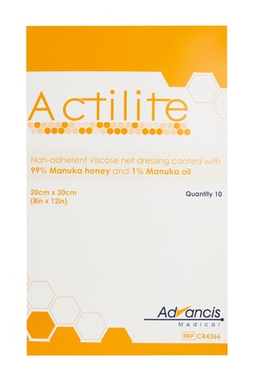 Advancis Medical UK Actilite 20cm X 30cm - Manuka Balı Yara Örtüsü X 1 Adet
