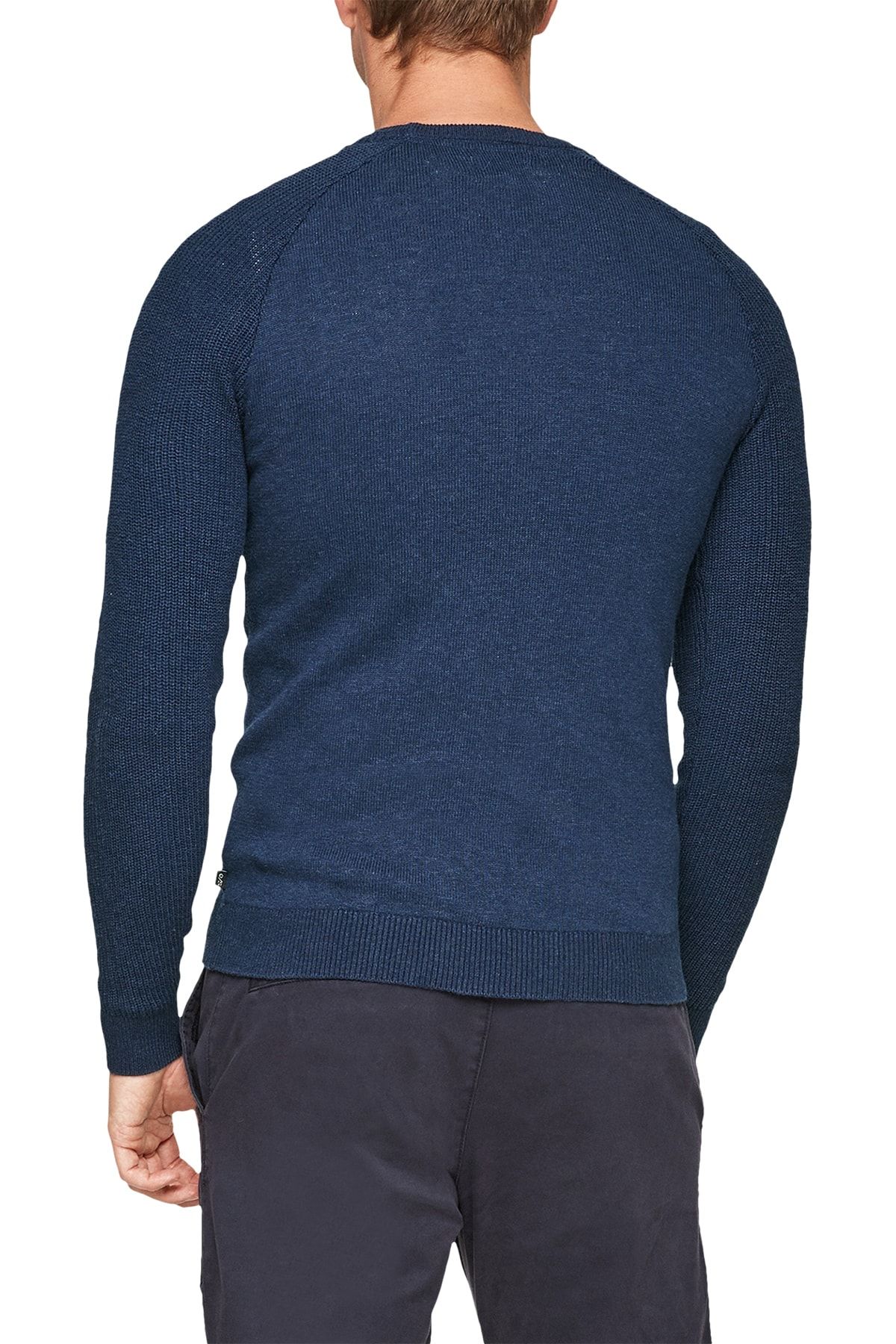 QS by s.Oliver Pullover Blau Figurbetont Fast ausverkauft