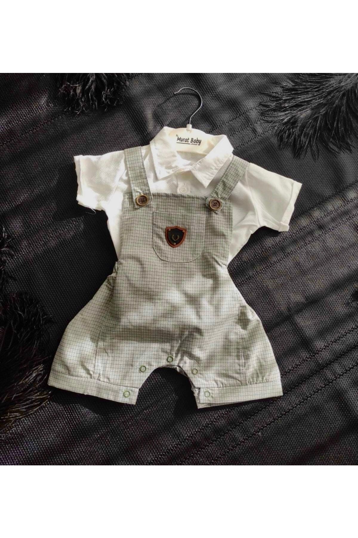 Baby sales khaki overalls
