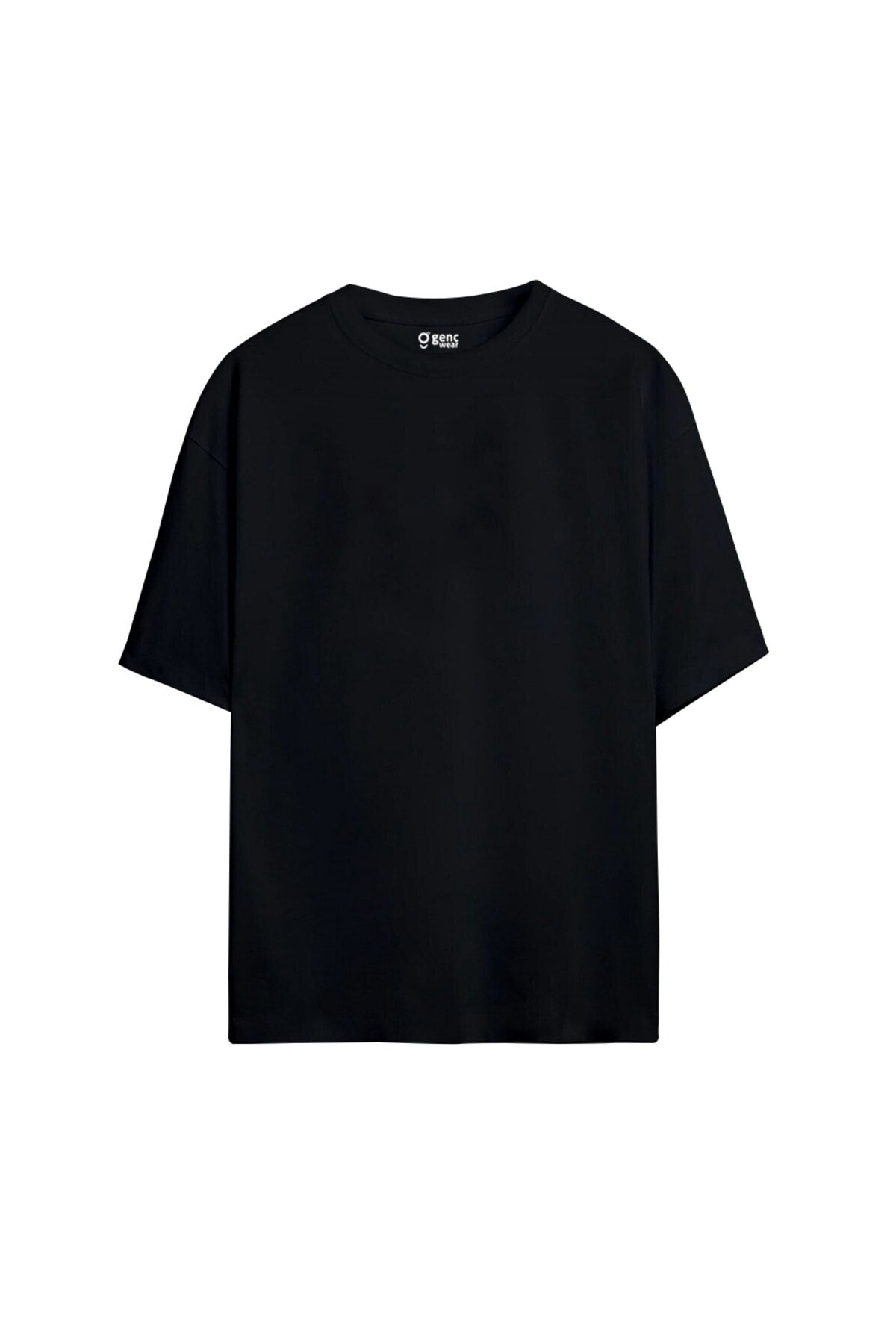 Gençwear Unisex Black Basic Oversize T-shirt - Trendyol